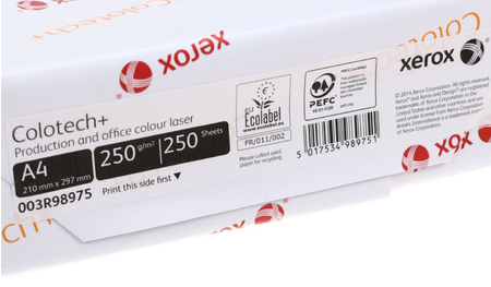 Бумага офисная Xerox Colotech+ Uncoated (без покрытия), А4 (210*297 мм), 250 г/м2, 250 л.