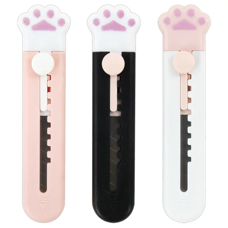 Нож канцелярский Brauberg Hobby, ширина лезвия 9 мм, корпус ассорти, «Лапки. Cat Paw» Нож канцелярский Brauberg Hobby, ширина лезвия 9 мм, корпус ассорти, «Лапки. Cat Paw»