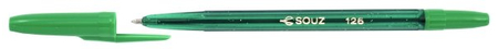 Ручка шариковая «РШ-126» Vitolina/Souz, корпус зеленый, стержень синий