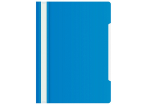 Папка-скоросшиватель пластиковая А4 «Бюрократ», толщина пластика 0,16 мм, синяя