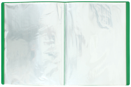 Папка пластиковая на 10 файлов Workmate, толщина пластика 0,5 мм, зеленая