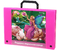 Портфель пластиковый «Подарок первокласснице», розовый (рисунок ассорти)