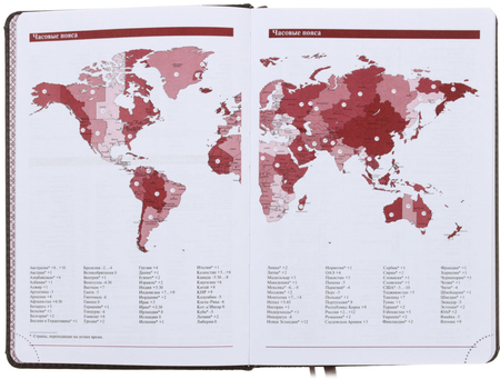 Ежедневник датированный на 2020 год Advance Premium, 140*210 мм, 176 л., коричневый