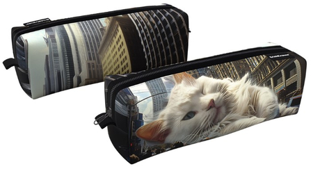 Пенал квадро ErichKrause, 210*70*70 мм, Big City Cats Пенал квадро ErichKrause, 210*70*70 мм, Big City Cats