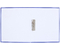 Папка картонная с боковым зажимом Index, толщина картона 2 мм, синяя