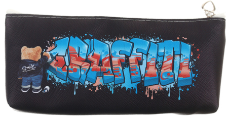 Пенал мягкий Meshu, 200*85*30 мм, Graffiti Пенал мягкий Meshu, 200*85*30 мм, Graffiti