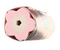Ластик фигурный Lorex Stick Shine Like A Flower, 60*17*10 мм, розовый с белым