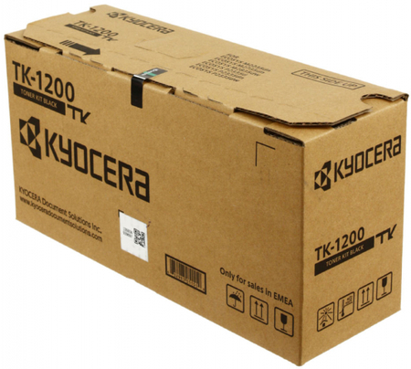 Тонер-картридж Kyocera TK-1200, черный, ресурс 3000 страниц Тонер-картридж Kyocera TK-1200, черный, ресурс 3000 страниц