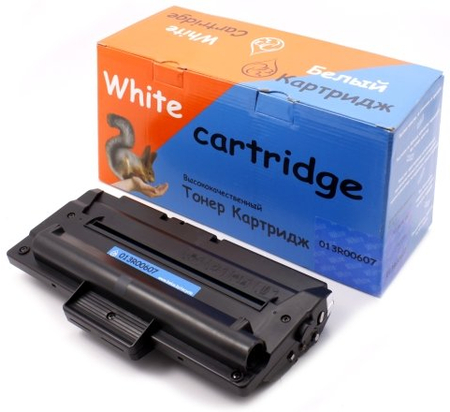 Тонер-картридж White Cartridge 013R00607, черный, ресурс 3000 страниц Тонер-картридж White Cartridge 013R00607, черный, ресурс 3000 страниц