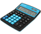 Калькулятор 12-разрядный Brauberg Extra Color, черно-голубой