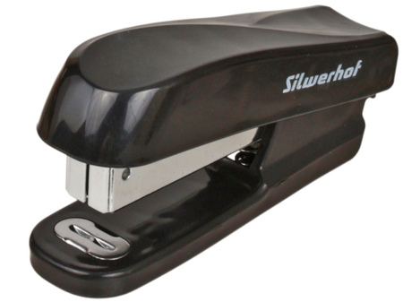 Степлер Silwerhof, скобы №24/6, 20 л., 105 мм, черный