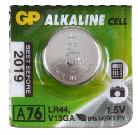 Батарейка щелочная дисковая GP Cell Alkaline , LR44, A76, V13GA, 1.5V Батарейка щелочная дисковая GP Cell Alkaline , LR44, A76, V13GA, 1.5V