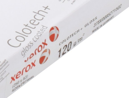 Бумага офисная Xerox Colotech+ Gloss coated, А3 (297*420 мм), 120 г/м2 (цена за 1 лист)