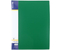 Папка пластиковая на 80 файлов Economix, толщина пластика 0,8 мм, зеленая