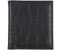 Визитница из натуральной кожи «Кинг» 4327, 115*125 мм, 2 кармана, 18 листов, рифленая черная