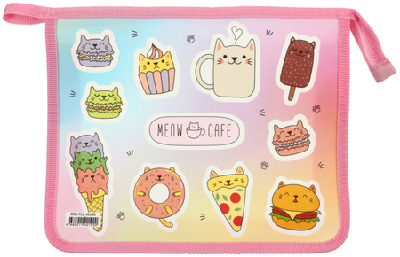 Папка для тетрадей ARTspace, 240*200*40 мм, Meow Cafe Папка для тетрадей ARTspace, 240*200*40 мм, Meow Cafe