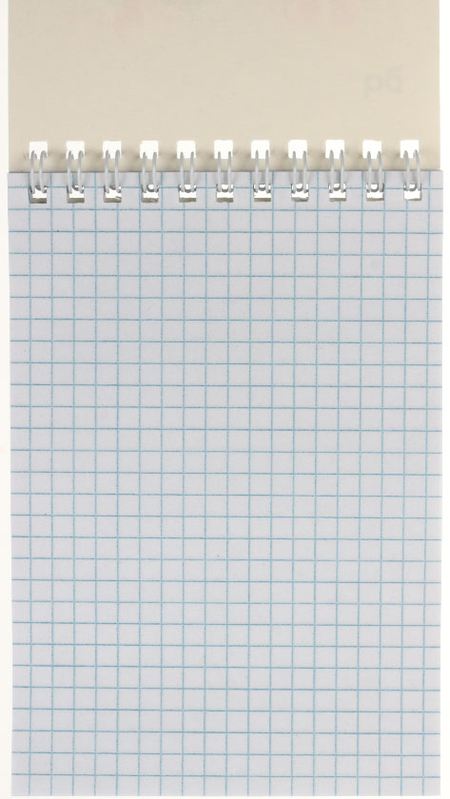 Блокнот на гребне BG (А6), 100*140 мм, 40 л., клетка, Floral Notebook, ассорти