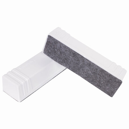 Стиратель для очистки досок магнитный Brauberg Standard, 45*145 мм, белый