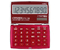 Калькулятор карманный 10-разрядный Citizen CTC-110, красный