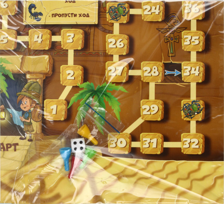 Игра настольная «Ходилка-бродилка», «Тайна пирамиды»