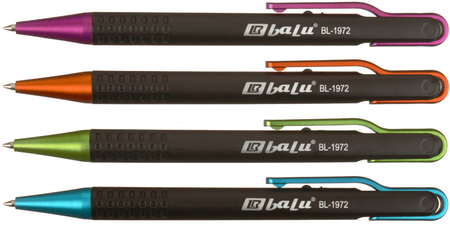 Ручка шариковая автоматическая Balu, корпус ассорти, стержень синий Ручка шариковая автоматическая Balu, корпус ассорти, стержень синий