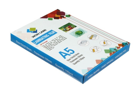 Пленка для ламинирования Laminating Film, А5 (154*216 мм), 100 мкм, глянец, 100 шт. Пленка для ламинирования Laminating Film, А5 (154*216 мм), 100 мкм, глянец, 100 шт.