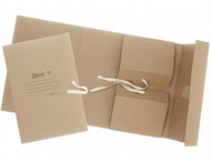 Папка картонная на завязках «Дело» (4 завязки) «Полиграфкомпонент»