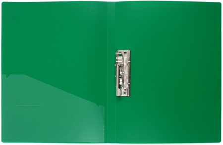 Папка пластиковая с боковым зажимом и карманом Pixelz, толщина пластика 0,6 мм, ассорти