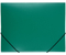 Папка пластиковая на резинке inФормат, толщина пластика 0,5 мм, зеленая