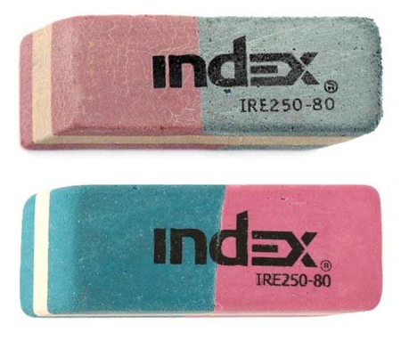 Ластик Index, 14*40*8 мм, ассорти (цена за 1 шт.) Ластик Index, 14*40*8 мм, ассорти (цена за 1 шт.)
