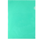 Папка-уголок пластиковая Attache Е-310 А4+, толщина пластика 0,18 мм, прозрачная зеленая