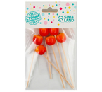 Шпажки бамбуковые для канапе Sima-Land, 6 шт., «Яблочки»