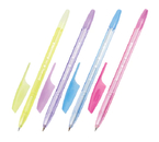 Ручка шариковая Brauberg X-333 Pastel, корпус тонированный ассорти, стержень синий