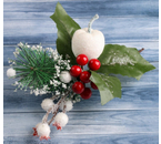 Декор новогодний, 21 см, «Зимнее чудо. Ягодки и хвоя»