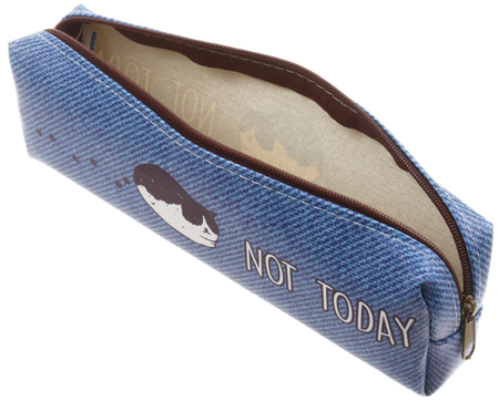 Пенал мягкий прямоугольный Meshu, 200*55*40 мм, Not Today Пенал мягкий прямоугольный Meshu, 200*55*40 мм, Not Today