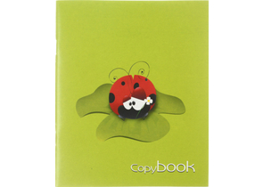Тетрадь общая А5, 48 л. на скобе «Божья коровка», 165×200 мм, клетка
