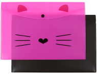 Набор папок-конвертов пластиковых на кнопке А4 №1School Набор папок-конвертов пластиковых на кнопке А4 №1School