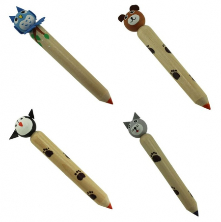 Карандаш сувенирный «Мультяшки», с росписью, ассорти