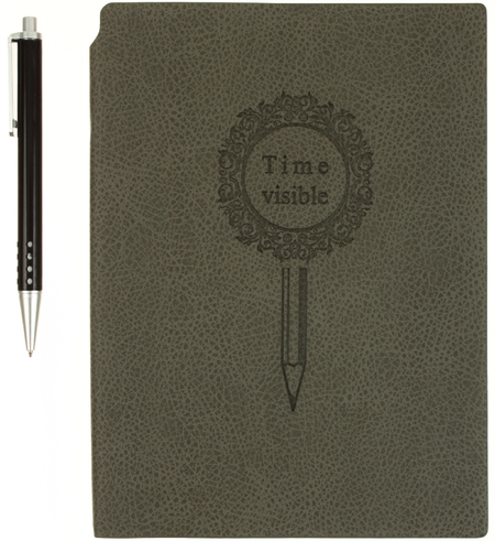 Ежедневник недатированный Balu, 155*210 мм, 110 л., серый Ежедневник недатированный Balu, 155*210 мм, 110 л., серый