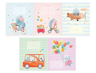 Тетрадь школьная А5, 12 л. на скобе «Рисунки. Милые рисунки»