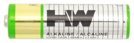 Батарейка щелочная Hi-Watt Alkaline, AA, LR6, 1.5V