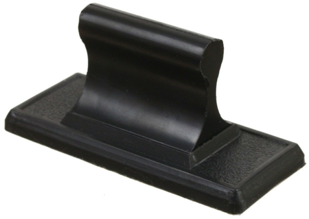 Оснастка пластиковая для прямоугольных штампов, для клише штампа 25*60 мм, корпус черный