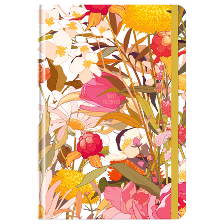 Ежедневник недатированный BG А5 , 150*205 мм, 128 л., «Мир цветов»
