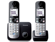Телефон KX-TG6812RU Panasonic беспроводной (с дополнительной трубкой) Телефон KX-TG6812RU Panasonic беспроводной (с дополнительной трубкой)