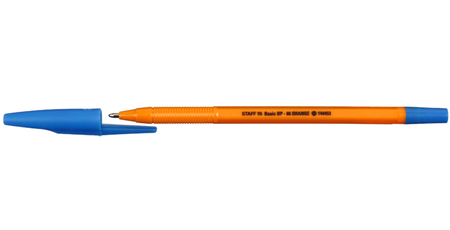 Ручка шариковая Staff Basic BP-66 Orange, корпус оранжевый, стержeнь синий Ручка шариковая Staff Basic BP-66 Orange, корпус оранжевый, стержeнь синий