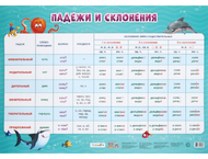 Плакат дидактический «Падежи и склонения» Плакат дидактический «Падежи и склонения»