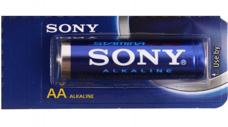 Батарейка щелочная Sony Stamina Plus, AA, LR6, 1.5 V