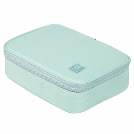 Пенал-косметичка однокамерный с откидной планкой Brauberg Organizer XL, 210*150*60 мм, Mint