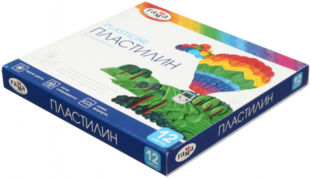 Пластилин «Классический», 12 цветов, 240 г, со стекой Пластилин «Классический», 12 цветов, 240 г, со стекой