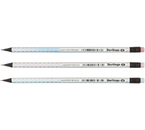 Карандаш чернографитный Berlingo Shade, твердость грифеля ТМ, c ластиком, корпус ассорти